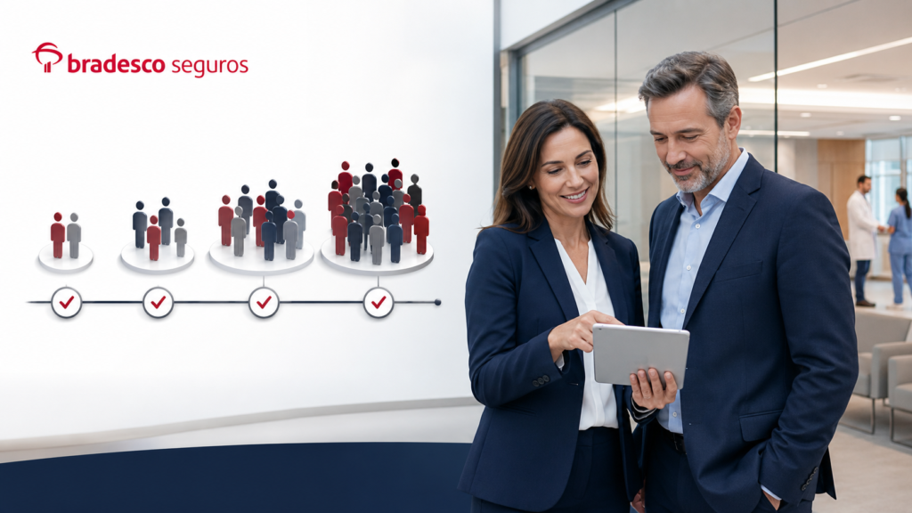 Bradesco Saúde redução de carências conforme o número de vidas
