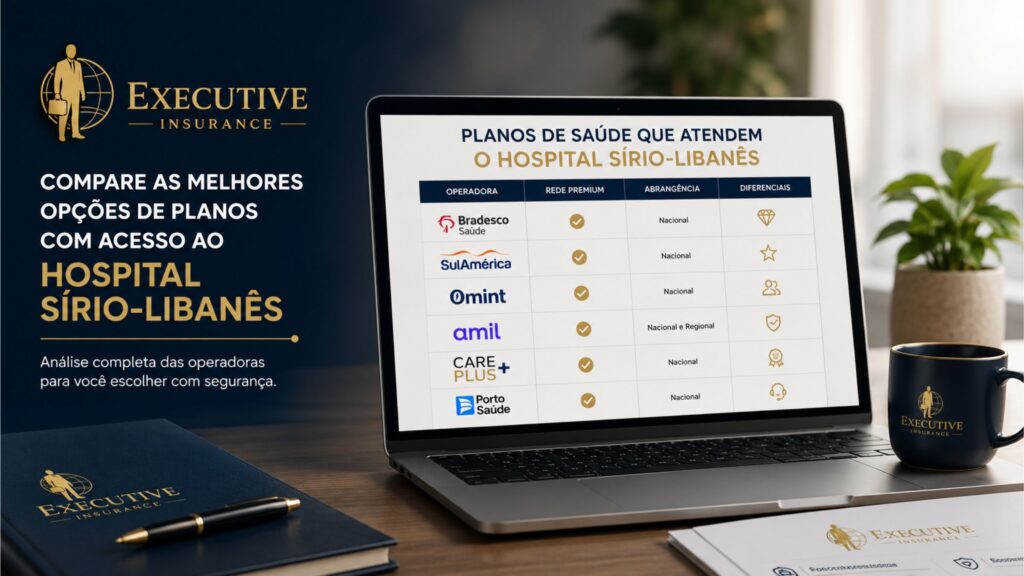 Comparação entre operadoras com opções de acesso ao Hospital Sírio-Libanês